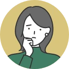困った顔の女性